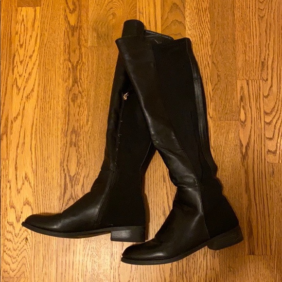 WOMENS BLACK Bucco Arabelle Heeled Boots Size 6.5🖤👢 - Picture 4 of 4